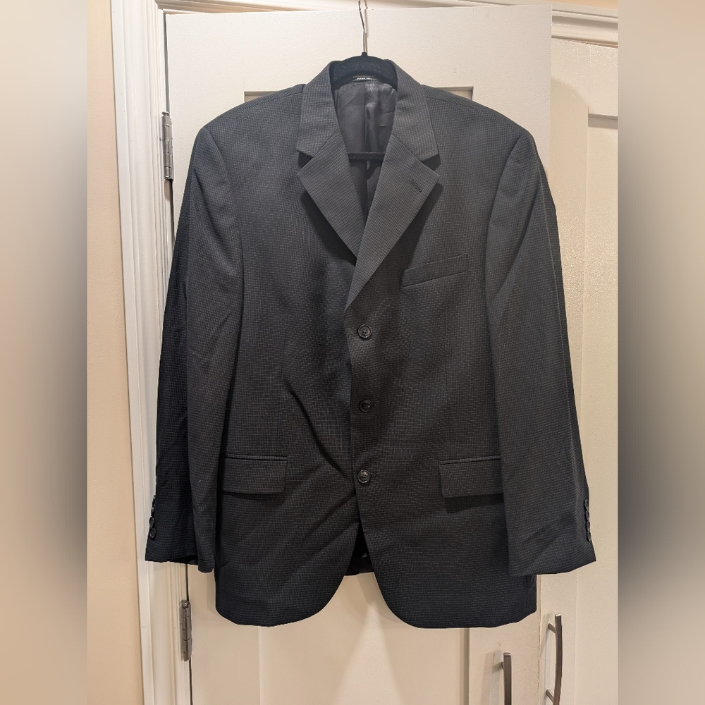 Wool,Silk And Cashmere Blend Gianfranco Ruffini Blazer,43R